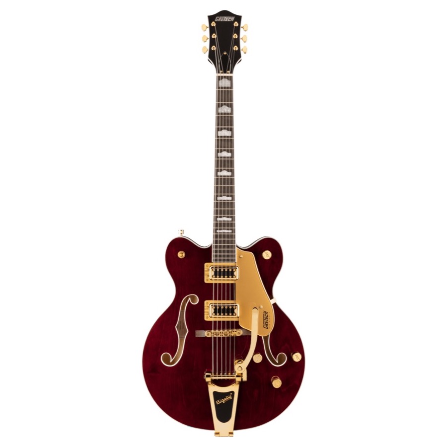 Gretsch G 5422TG / G5422TG Electromatic ® Classic Hollow Body Double-Cut with Bigsby ® and Gold Hardware, Laurel Fingerboard, Walnut Stain OOK IN VOORRAAD !