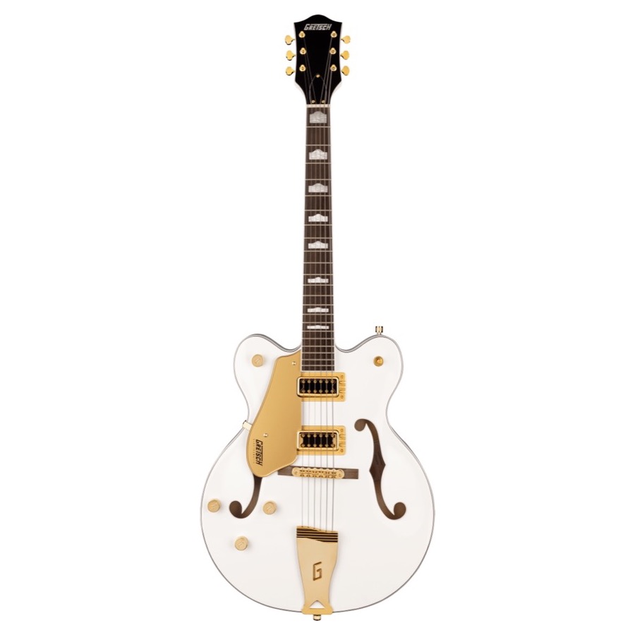 Gretsch G5422 GLH / G5422GLH Electromatic ® Classic Hollow Body Double-Cut with Gold Hardware, Left-Handed, Laurel Fingerboard, Snowcrest White
