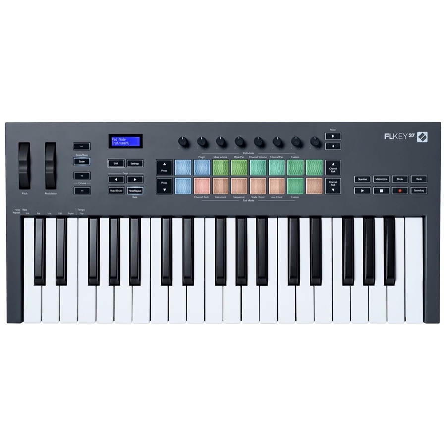 Novation FLkey 37 MIDI keyboard full-size keyboard controller for making music in FL Studio