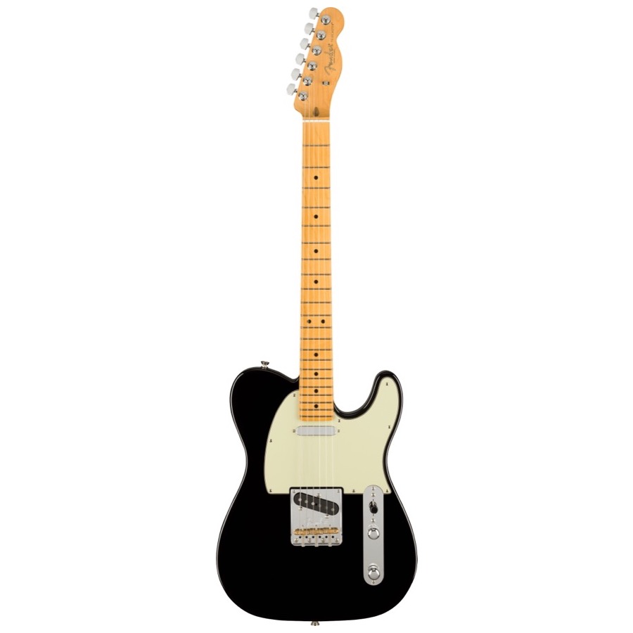 Fender American Professional II Telecaster, Maple Fingerboard, Black, Elektrische gitaar incl. Luxe Molded Case