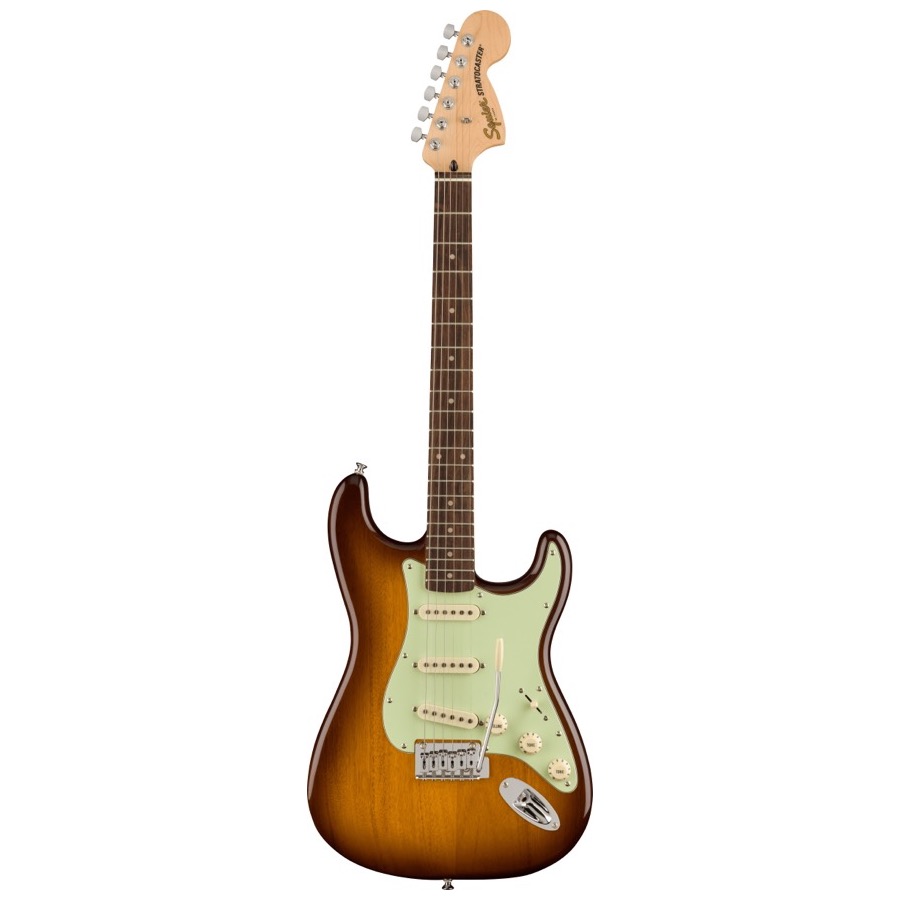 Fender Squier FSR Affinity Series Stratocaster, Laurel Fingerboard, Mint Pickguard, Honey Burst Elektrische Gitaar