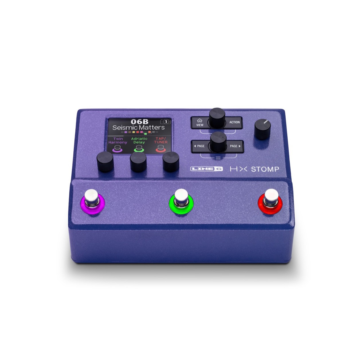 Line6 HX Stomp Multi Effects Pedal Limited Edition, Purple, NIET DIRECT LEVERBAAR.