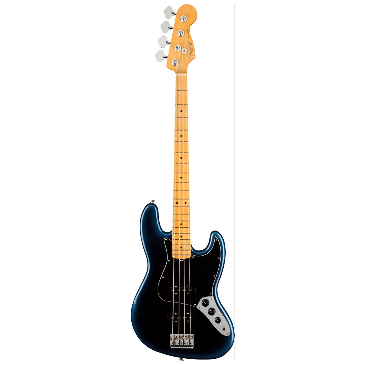 Fender American Professional II Jazz Bass, Maple Fingerboard, Dark Night inclusief Deluxe Molded Case