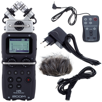 Zoom H 5 / H5 Handy Audiorecorder  inclusief APH 5 Accessoires Pack IN VOORRAAD, BLACK FRIDAY 2024 AANBIEDING ! LET OP, INCLUSIEF ACCESSOIRES PAKKET !!