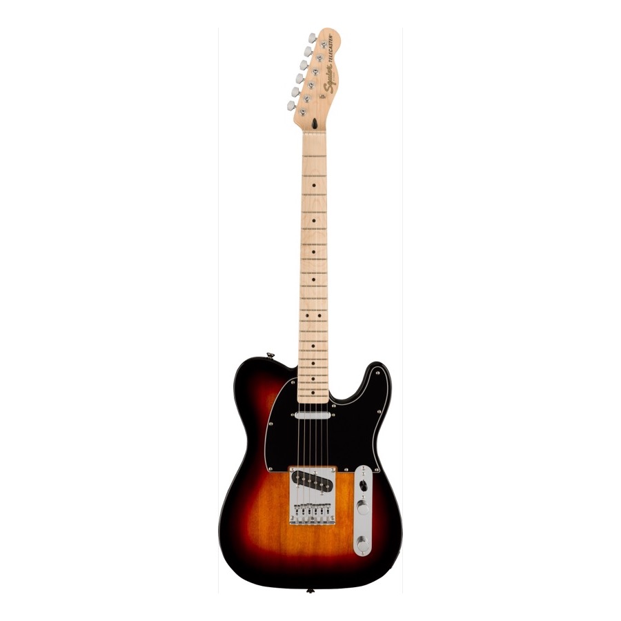 Fender Squier Affinity Series Telecaster Maple Fingerboard, Black Pickguard, 3-Color Sunburst Elektrische Gitaar