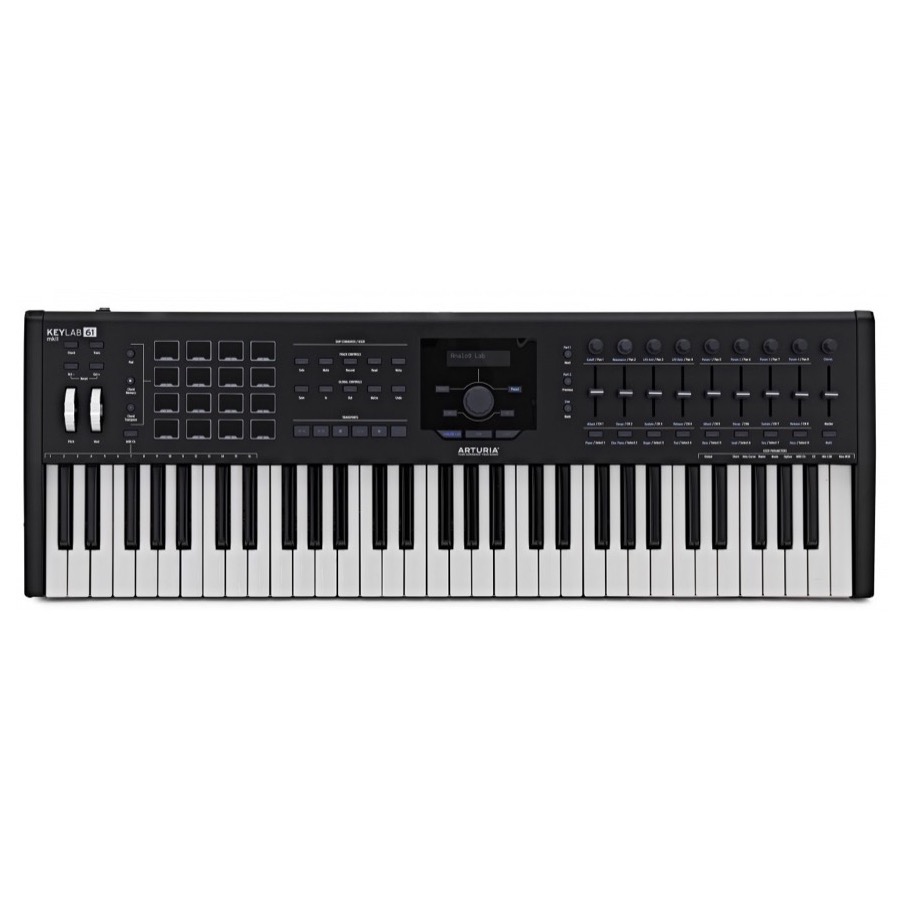 Arturia Keylab 61 MK2 Black 61 keys MIDI Controller keyboard, OUD VERVALLEN MODEL, MK3 BINNENKORT LEVERBAAR!
