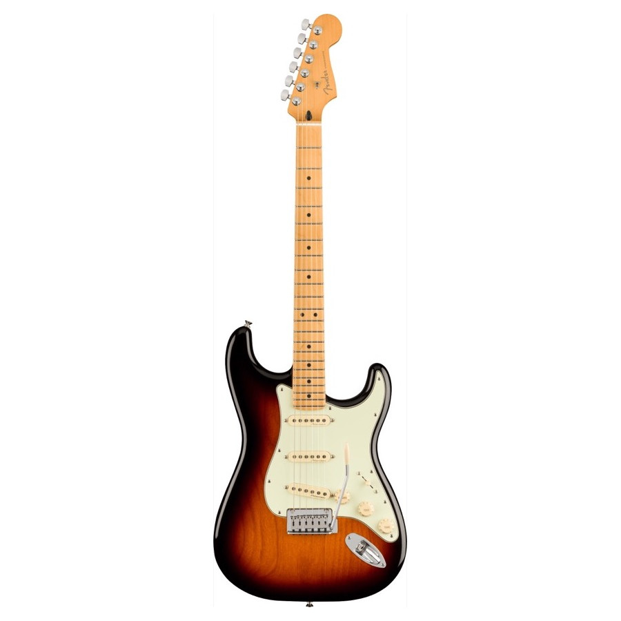 Fender Player Plus Stratocaster, Maple Fingerboard, 3-Color Sunburst inclusief Fender Gig Bag SUPERPRIJS !