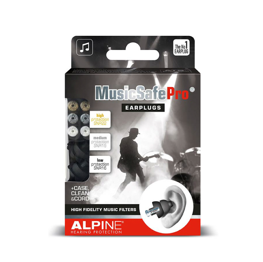 Alpine MusicSafe Pro Transparant Zwart
