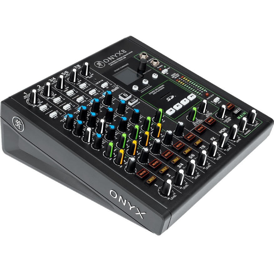 Mackie Onyx 8 / ONYX8 8-kanaals analoge mixer met USB, DIRECT LEVERBAAR !