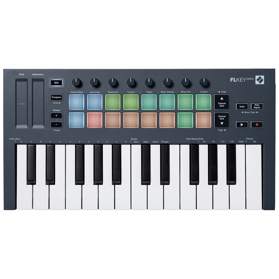 Novation FLkey Mini MIDI keyboard for making music in FL Studio NIEUW VOOR 2022 !