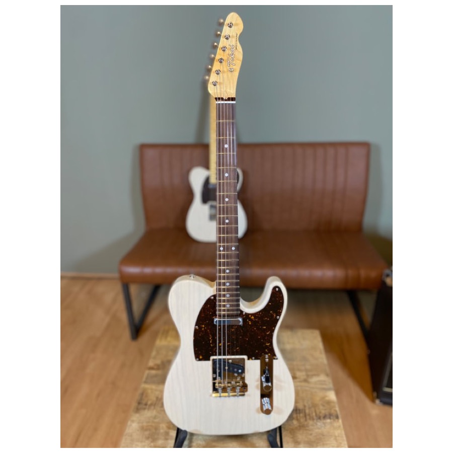 Tokai ATE Maverick Breezysound Telecaster by Super-Vee, See Through White Blonde - Rosewood Made in Japan met € 100 shoptegoed !
