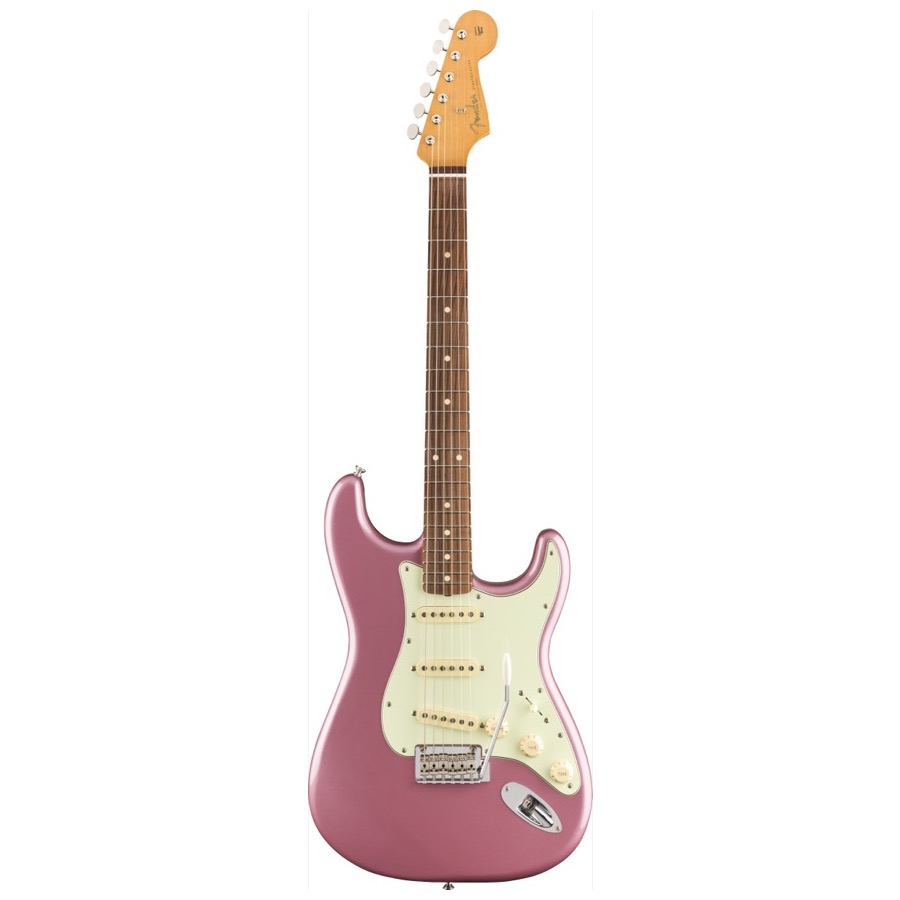 Fender Vintera '60s Stratocaster Modified, Pau Ferro Fingerboard, Burgundy Mist Metallic inclusief Fender Gig Bag SUPERPRIJS !