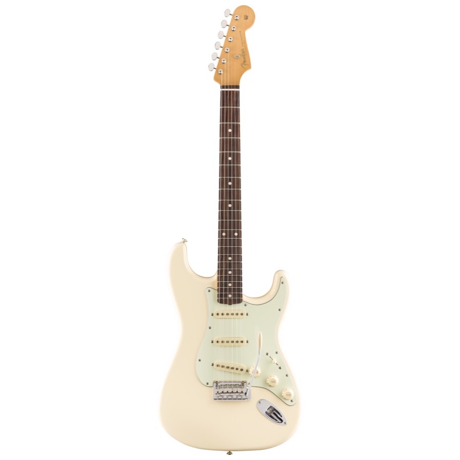 Fender Vintera '60s Stratocaster Modified, Pau Ferro Fingerboard, Olympic White inclusief Fender Gig Bag SUPERPRIJS !