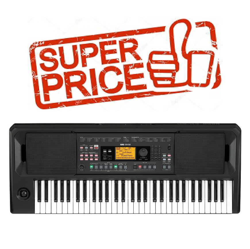 Korg EK 50 Entertainer Keyboard nu in de aanbieding ! SUPERPRIJS !