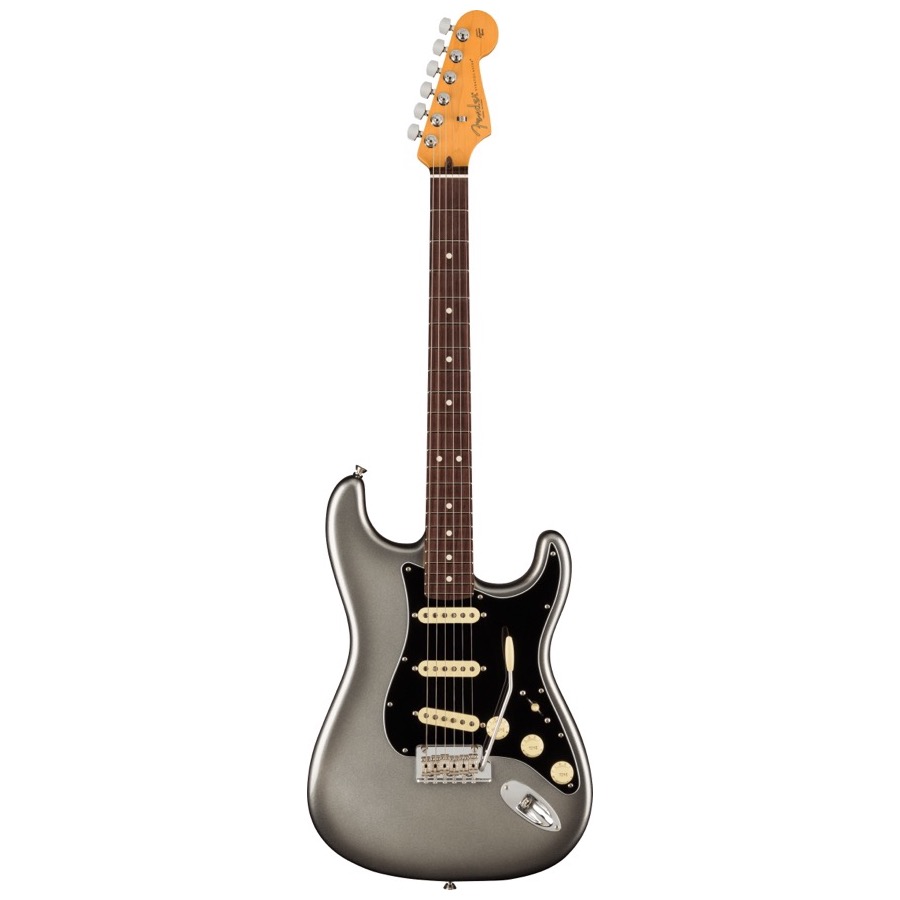 Fender American Professional II Stratocaster, Rosewood Fingerboard, Mercury, Elektrische gitaar incl. Luxe Molded Case