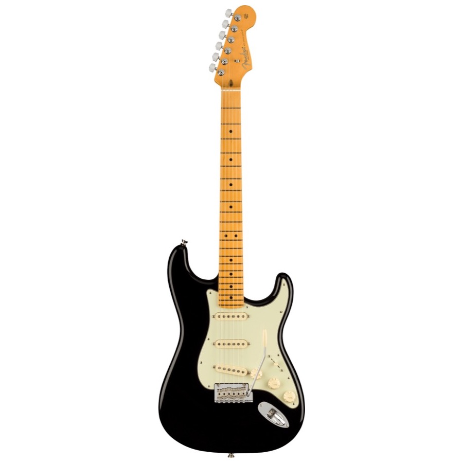 Fender American Professional II Stratocaster, Maple Fingerboard, Black, Elektrische gitaar incl. Luxe Molded Case
