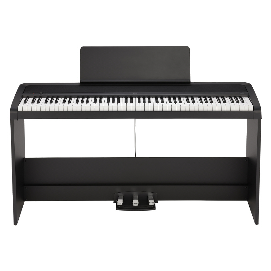 Korg B2 SP BK / B2SP BK Digitale Piano Zwart  inclusief onderstel en 3 pedalen 2 x 15 Watt IN VOORRAAD, BLACK FRIDAY 2024 AANBIEDING !