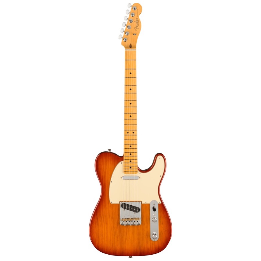 Fender American Professional II Telecaster, Maple Fingerboard, Sienna Sunburst, Elektrische gitaar incl. Luxe Molded Case
