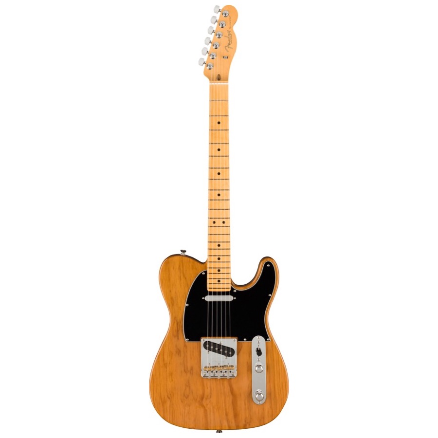 Fender American Professional II Telecaster, Maple Fingerboard, Roasted Pine, Elektrische gitaar incl. Luxe Molded Case