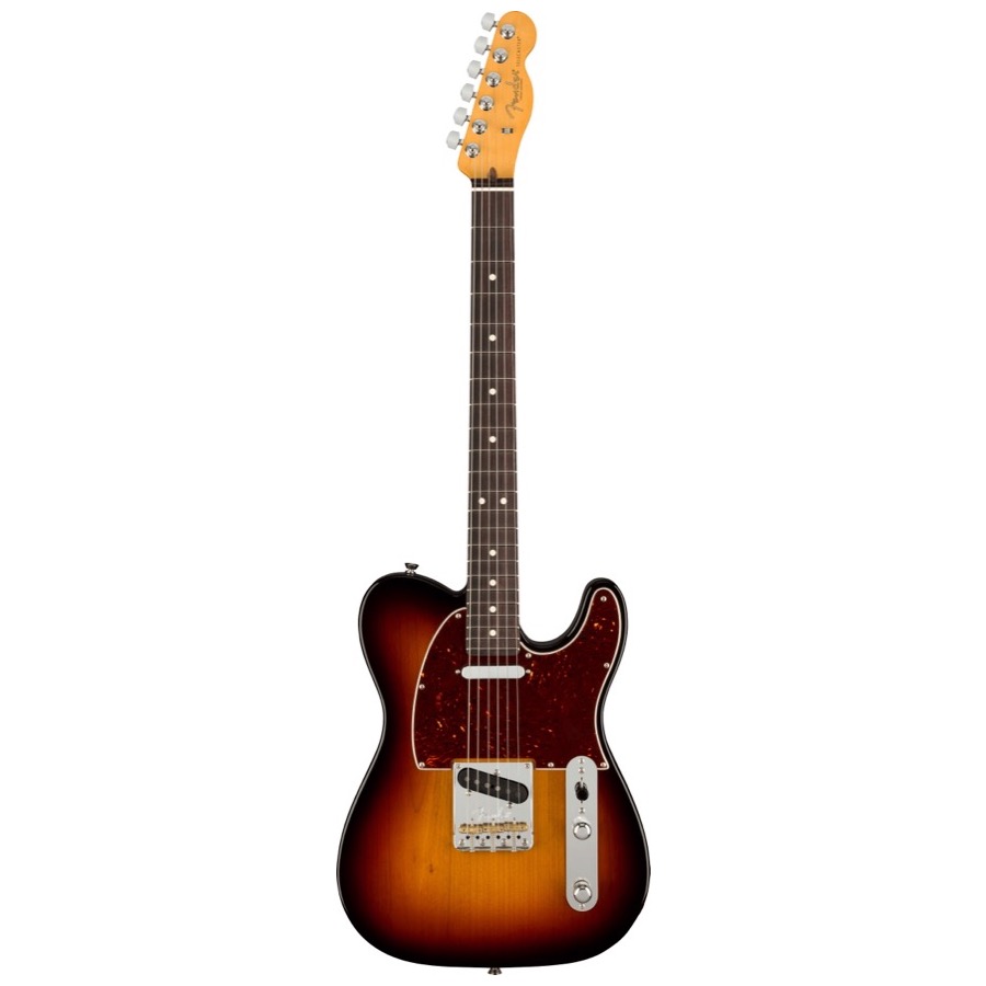 Fender American Professional II Telecaster, Rosewood Fingerboard, 3-Color Sunburst, Elektrische gitaar incl. Luxe Molded Case