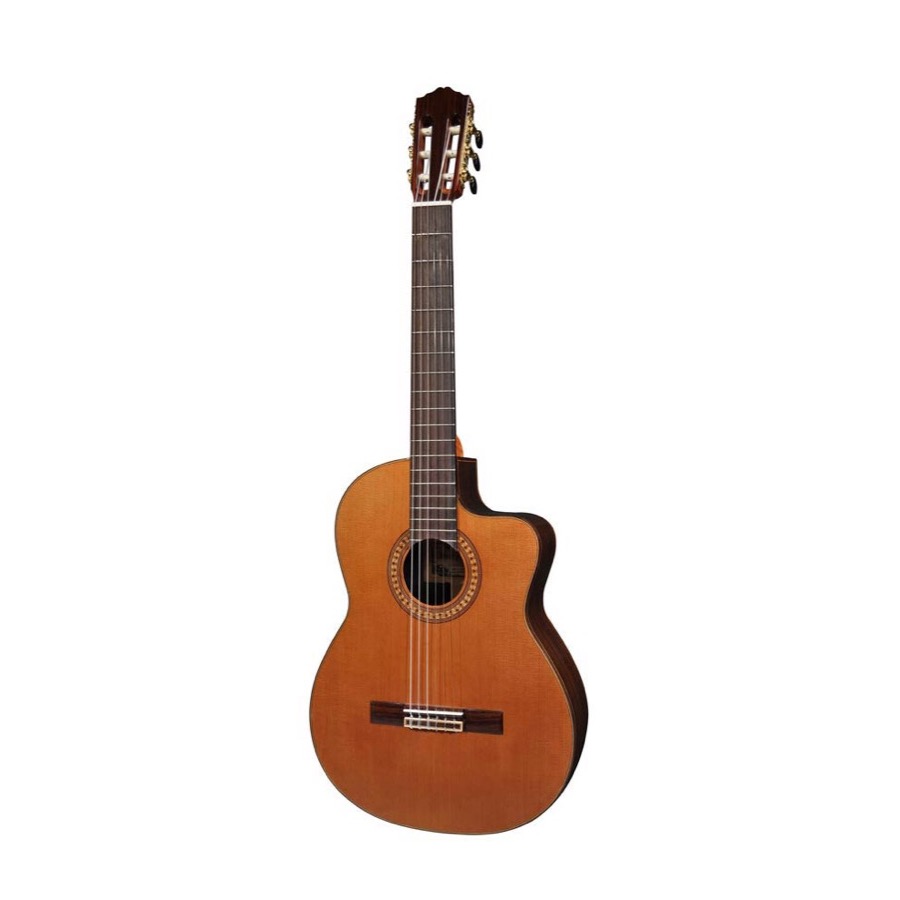 Salvador Cortez CC-60 CE Solid Top Concert Series klassieke gitaar inclusief Gig Bag