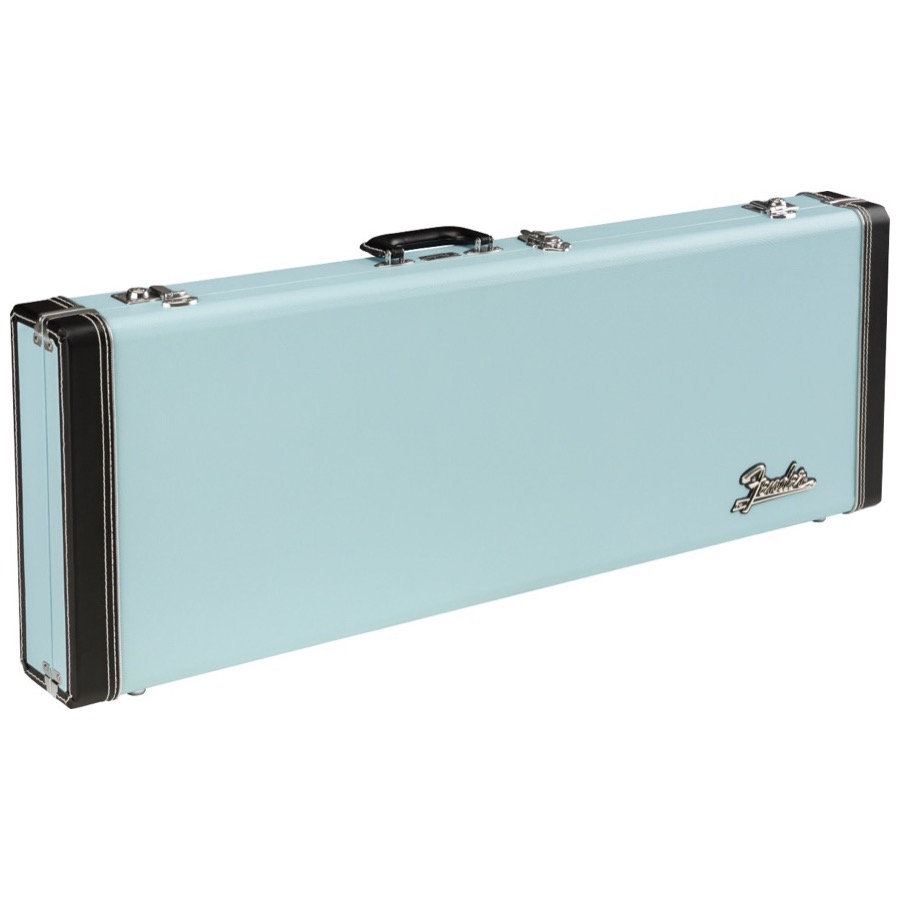 Fender Classic Series Wood Case Strat / Tele Sonic Blue Gitaar Koffer