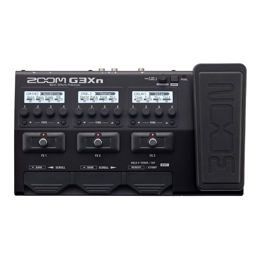 Zoom G 3XN / G3 XN Intuitive Multi-Effects Processor with Expression Pedal for Guitarists IN VOORRAAD, PAASAANBIEDING TOT 31 MAART 2024