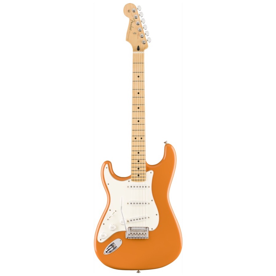 Fender Player Stratocaster, Left-Handed, Maple Fingerboard, Capri Orange, LINKSHANDIG !