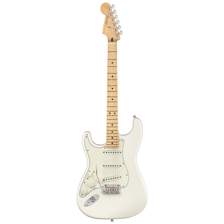 Fender Player Stratocaster, Left-Handed, Maple Fingerboard, Polar White, LINKSHANDIG !