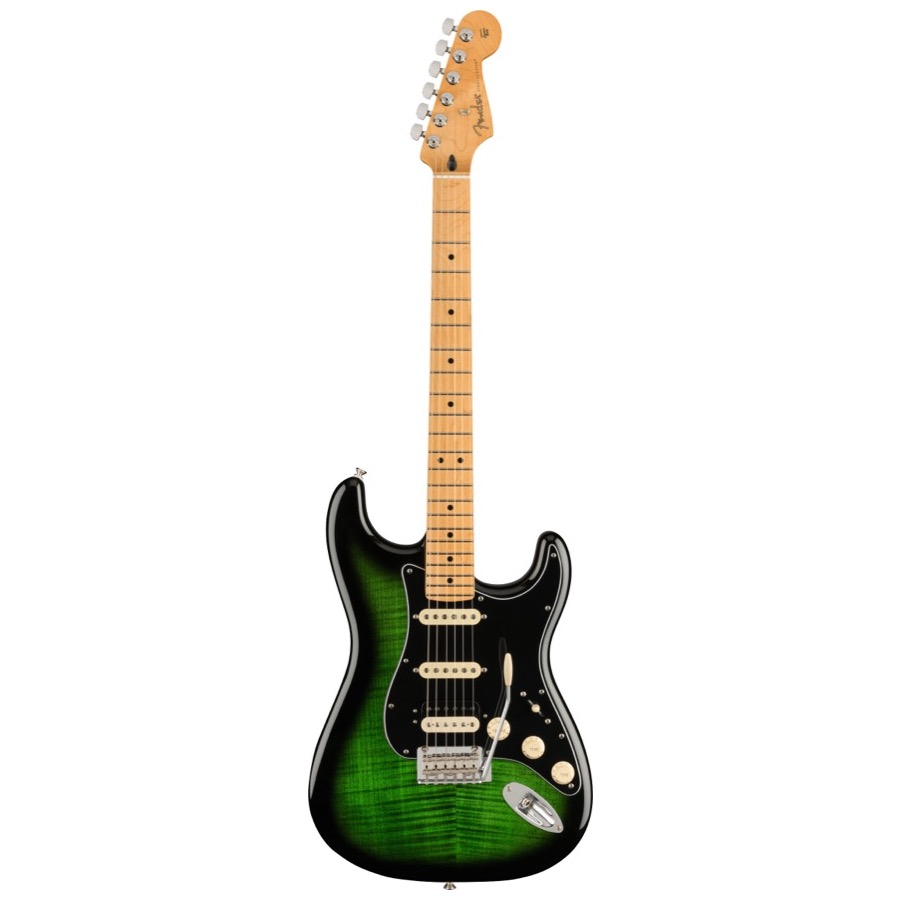Fender Limited Edition Player Stratocaster, HSS Plus Top, Maple Fingerboard, Green Burst