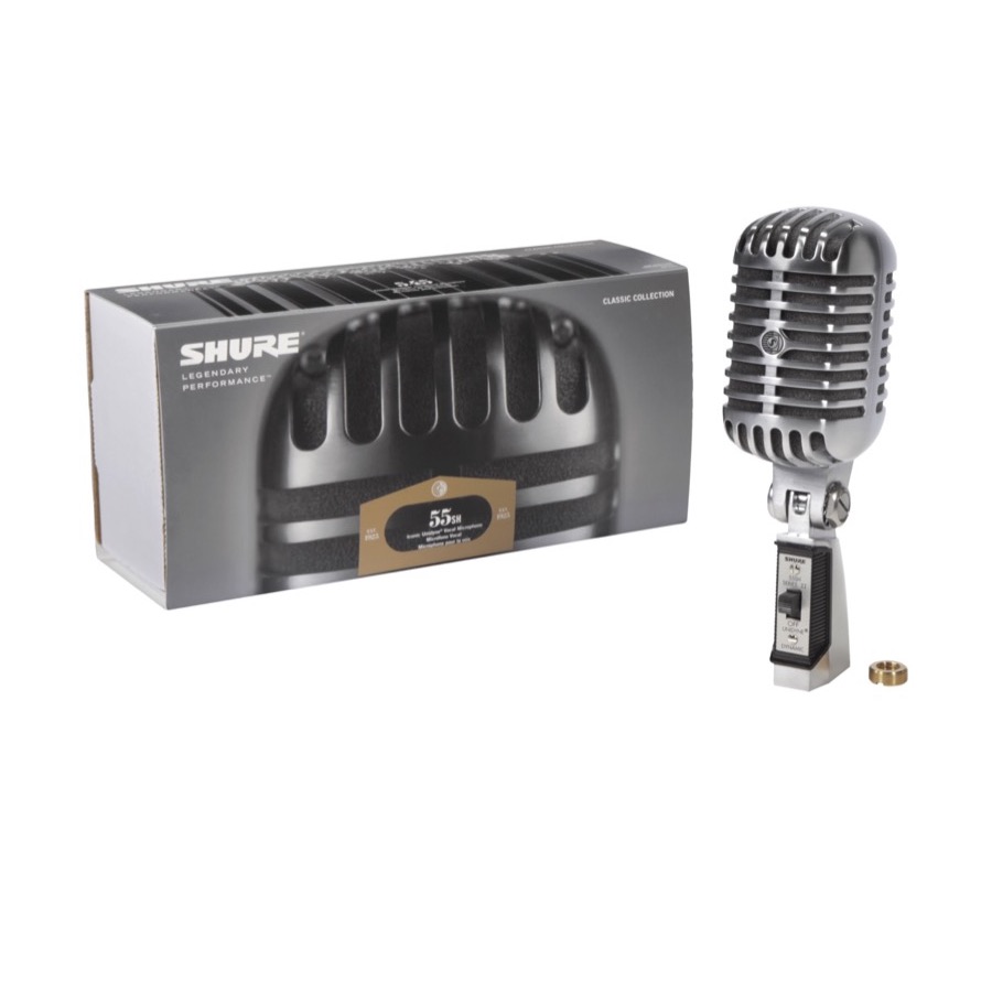 Shure 55 SH Series II / 55SH Series II Elvis Microfoon, Iconische Unidyne zangmicrofoon