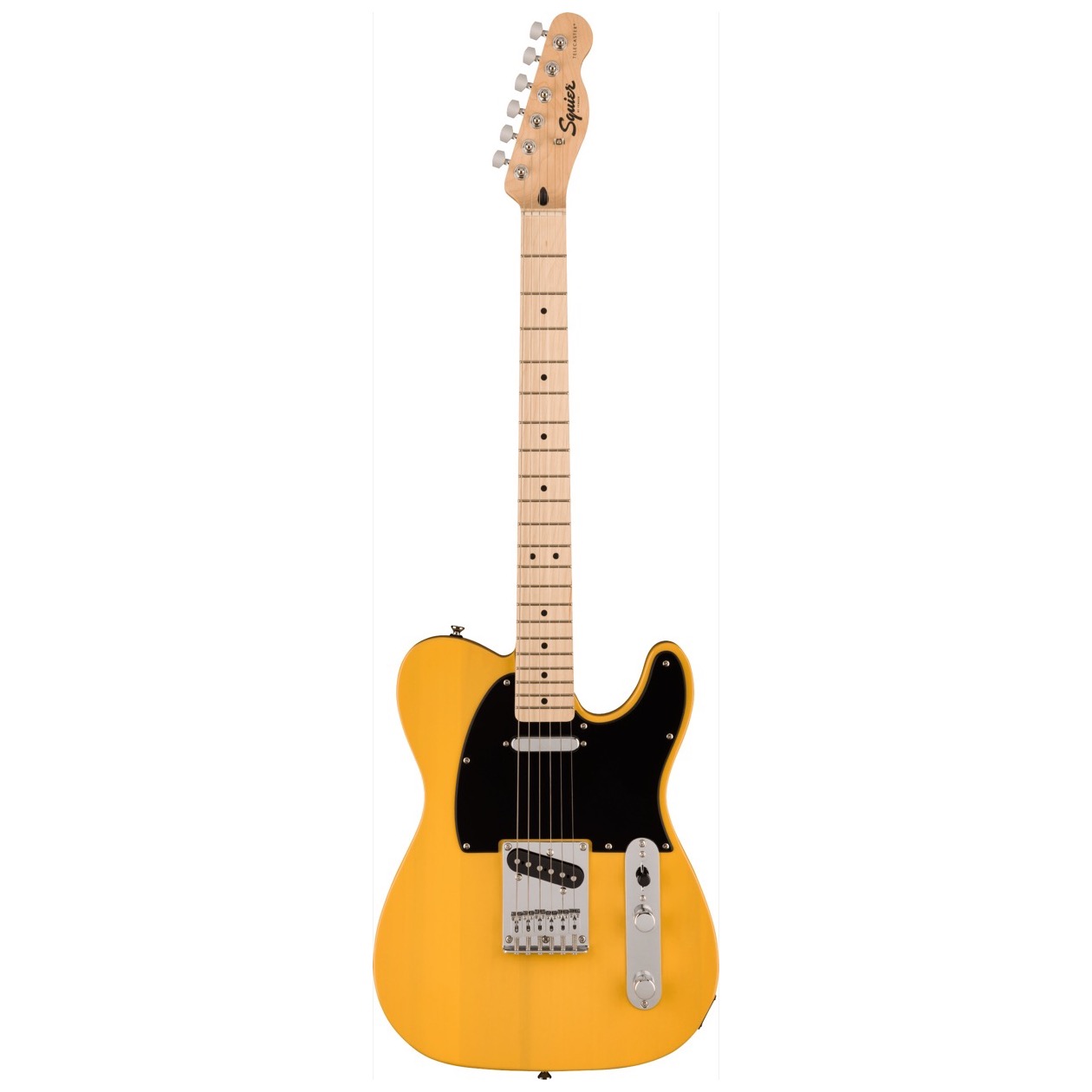 Fender Squier Sonic Telecaster, Maple Fingerboard, Black Pickguard, Butterscotch Blonde NIEUW VOOR 2023