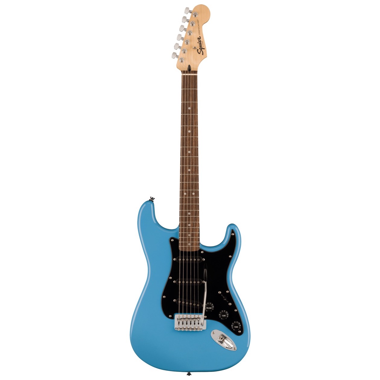 Fender Squier Sonic Stratocaster, Laurel Fingerboard, Black Pickguard, California Blue NIEUW VOOR 2023