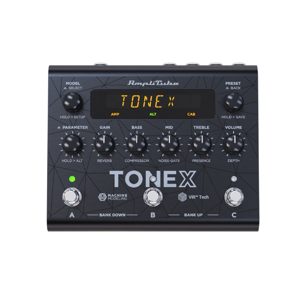 IK Multimedia Amplitude ToneX Pedaal inclusief Power Supply
