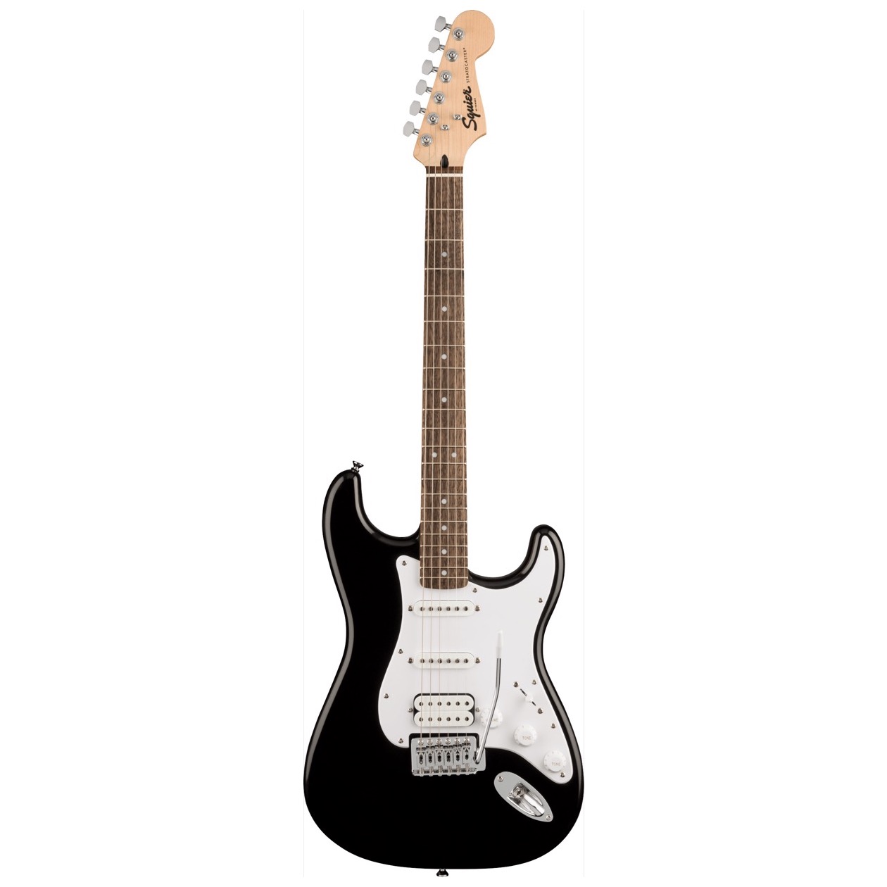 Fender Squier Bullet Stratocaster HSS Tremolo Laurel Fingerboard, Black Elektrische Gitaar
