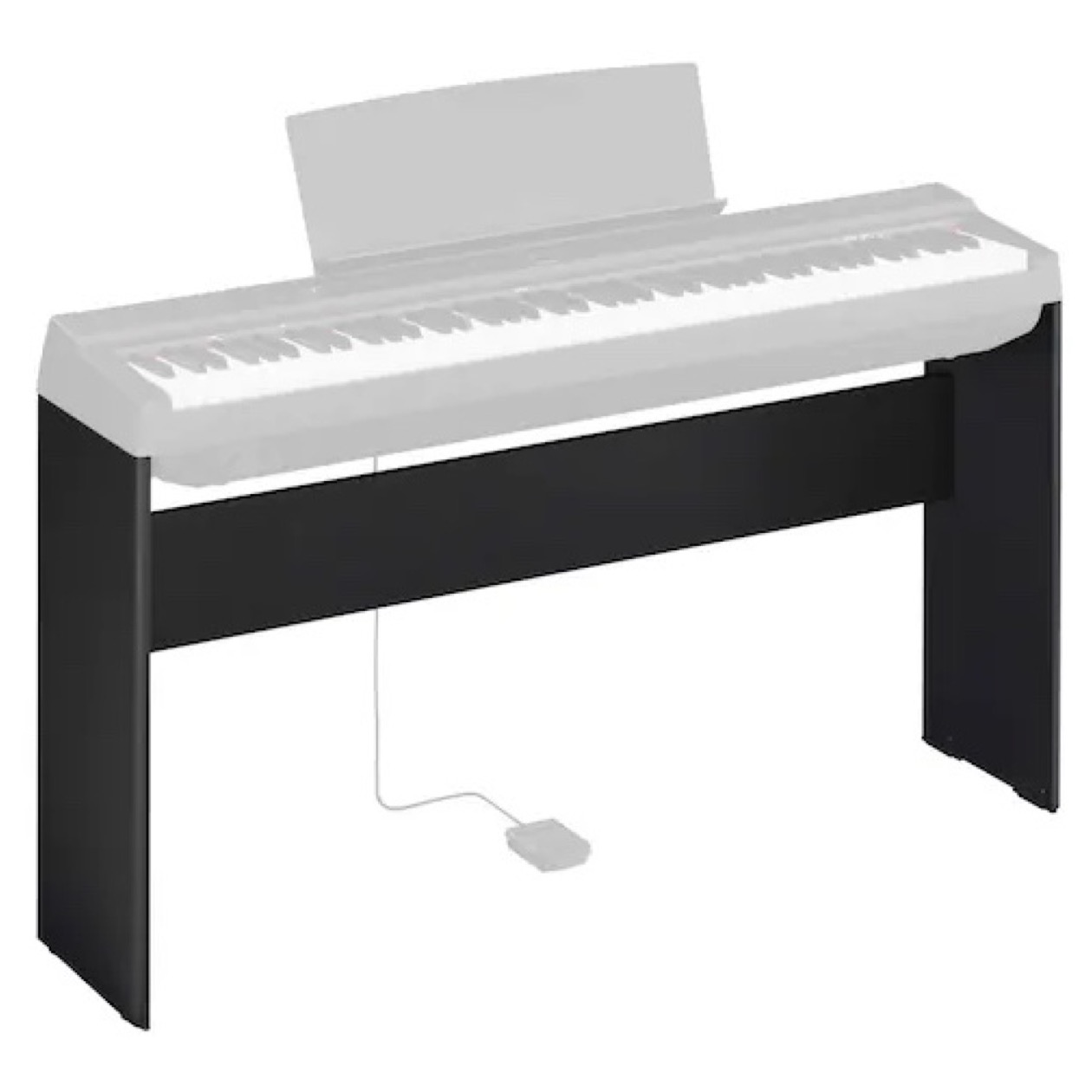 Yamaha L 125 / L125 Black Standaard voor Yamaha P125a Piano (zwart houten onderstel) AANBIEDINGSPRIJS !
