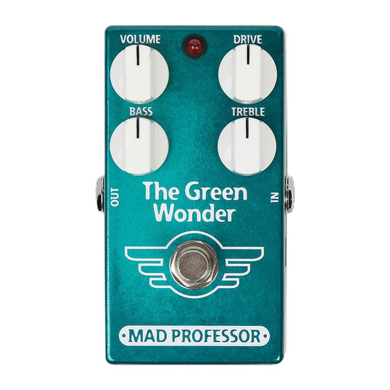 Mad Professor The Green Wonder overdrive/booster effect pedaal exclusief adapter