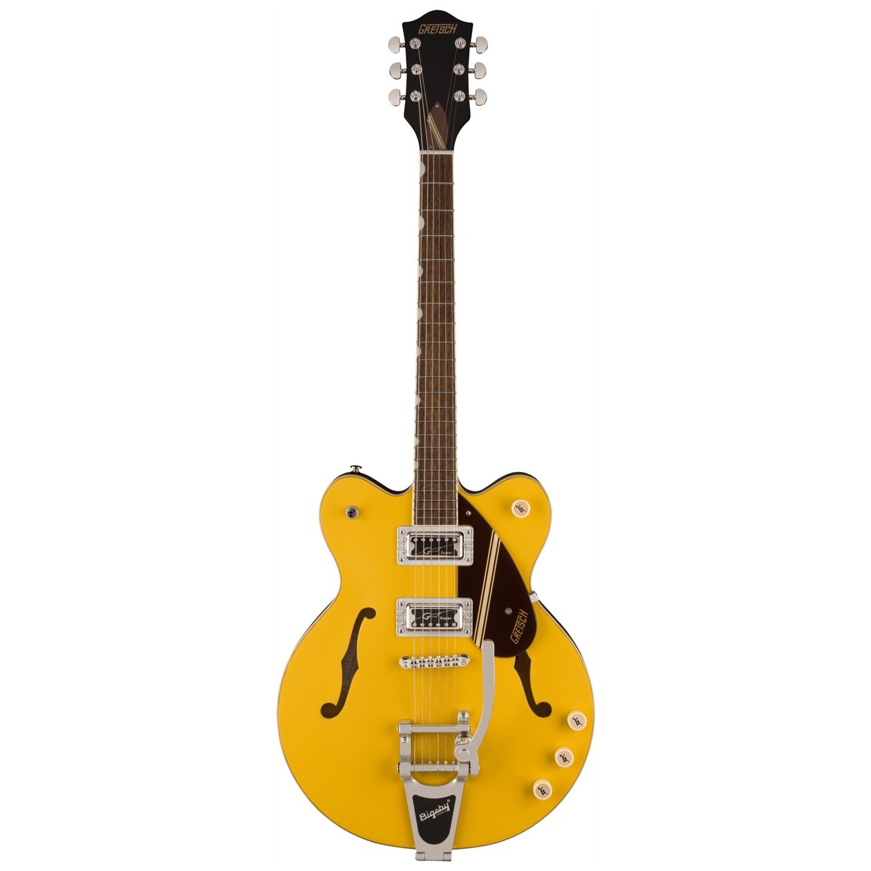 Gretsch G 2604 T / G2604T Limited Edition Streamliner Rally II Center Block with Bigsby, Laurel Fingerboard, Two-Tone Bamboo Yellow/Copper Metallic, NIEUW 2023 MODEL !