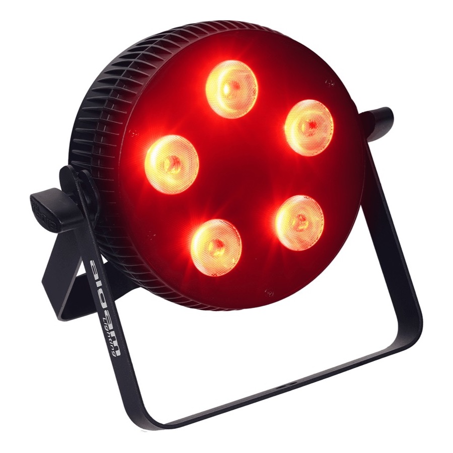 Algam Lighting SLIMPAR-510-QUAD - LED Projectoren 5 x 10W RGBW