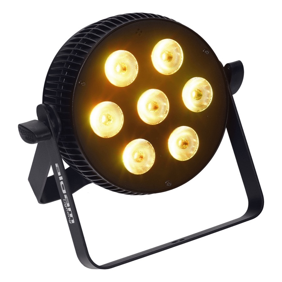 Algam Lighting SLIMPAR-710-QUAD - LED projectoren 7 x 10W RGBW