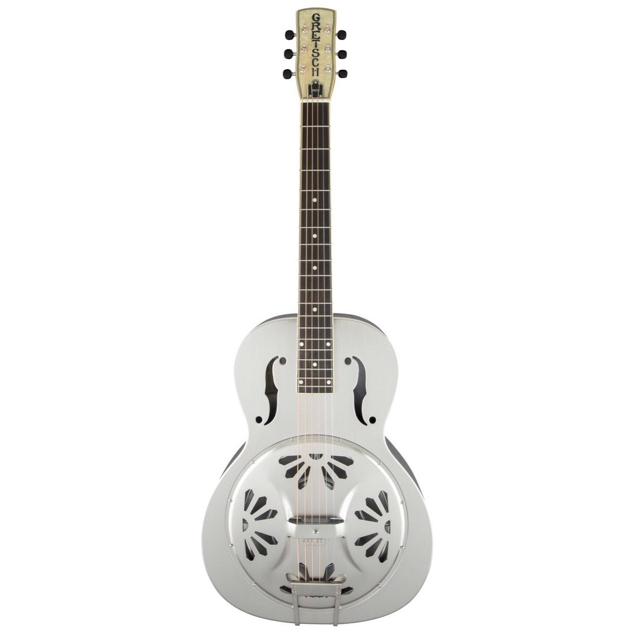 Gretsch G 9221 / G9221 Bobtail Steel Round-Neck A.E., Steel Body Spider Cone Resonator Guitar, Fishman® Nashville Resonator Pickup