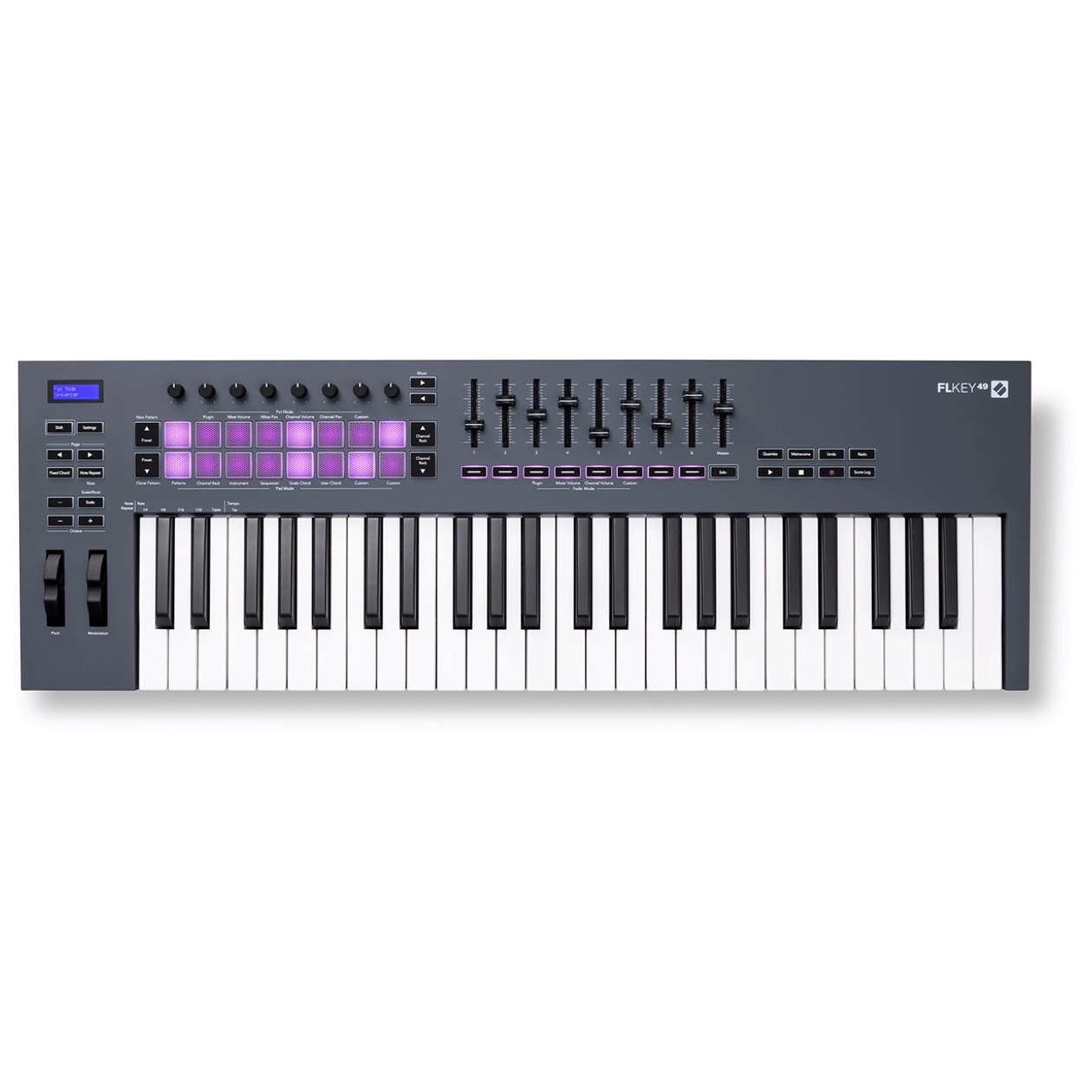 Novation FLkey 49 MIDI keyboard full-size keyboard controller for making music in FL Studio