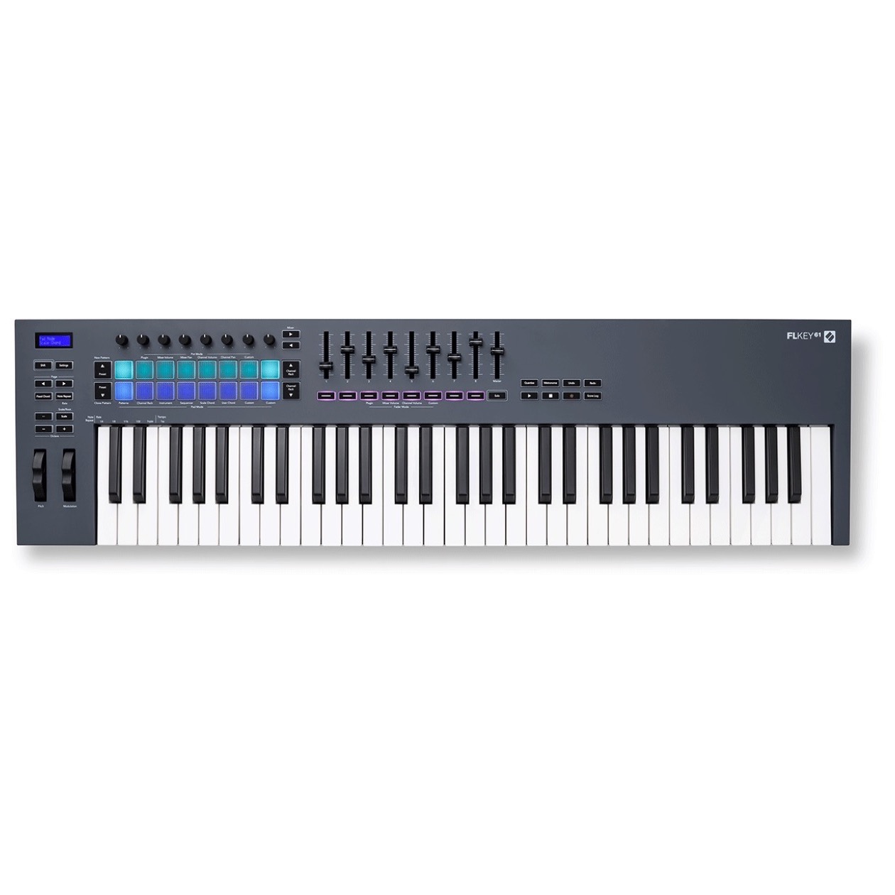 Novation FLkey 61 MIDI keyboard full-size keyboard controller for making music in FL Studio