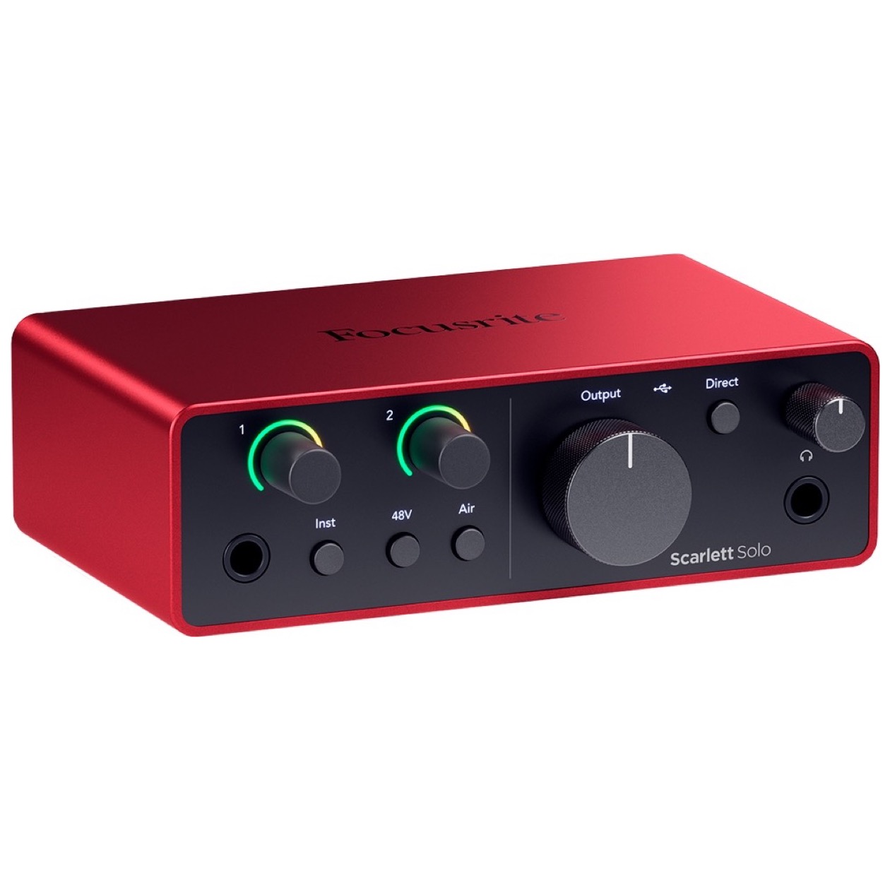 Focusrite Scarlett Solo 4th Generation, The songwriter's 2-in, 2-out interface, DIRECT LEVERBAAR !