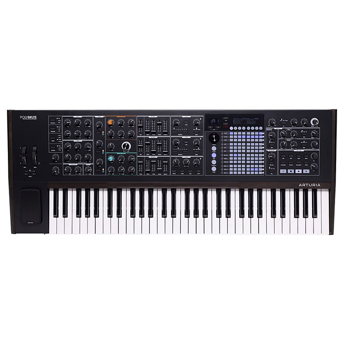 Arturia PolyBrute Noir Edition 6-voice analog morphing synthesizer