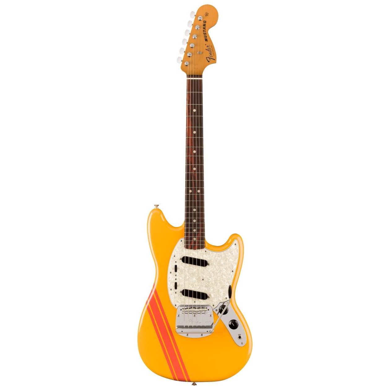 Fender Vintera II '70s Competition Mustang, Rosewood Fingerboard, Competition Orange inclusief Gig Bag