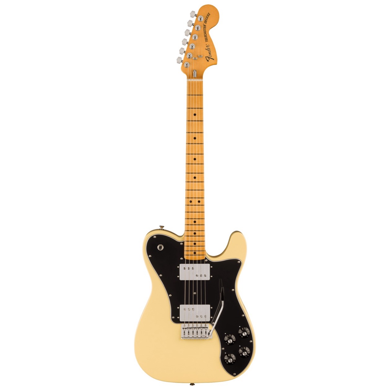 Fender Vintera II '70s Telecaster Deluxe with Tremolo, Maple Fingerboard, Vintage White inclusief Gig Bag