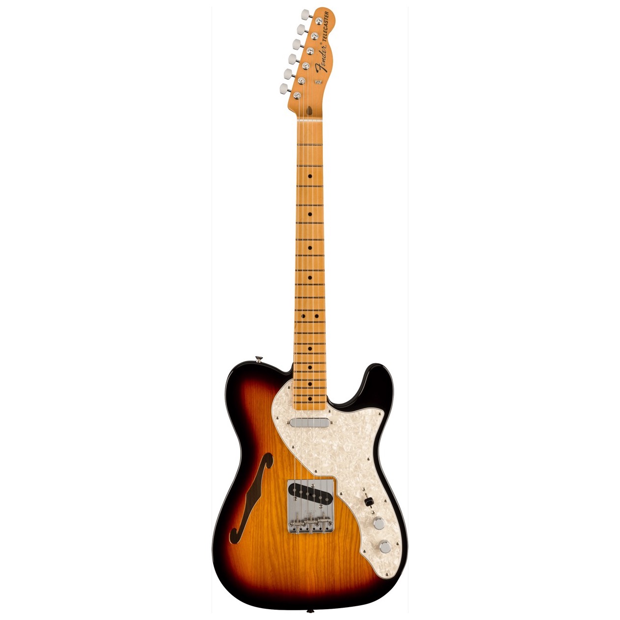 Fender Vintera II  '60s Telecaster Thinline, Maple Fingerboard, 3-Color Sunburst inclusief Gig Bag