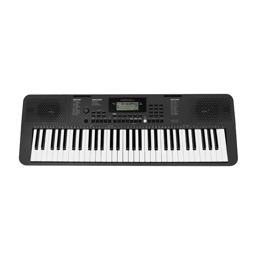 Medeli MK 100 / MK100 Keyboard Zwart 61 Toetsen Aanslaggevoelig met Microfooningang