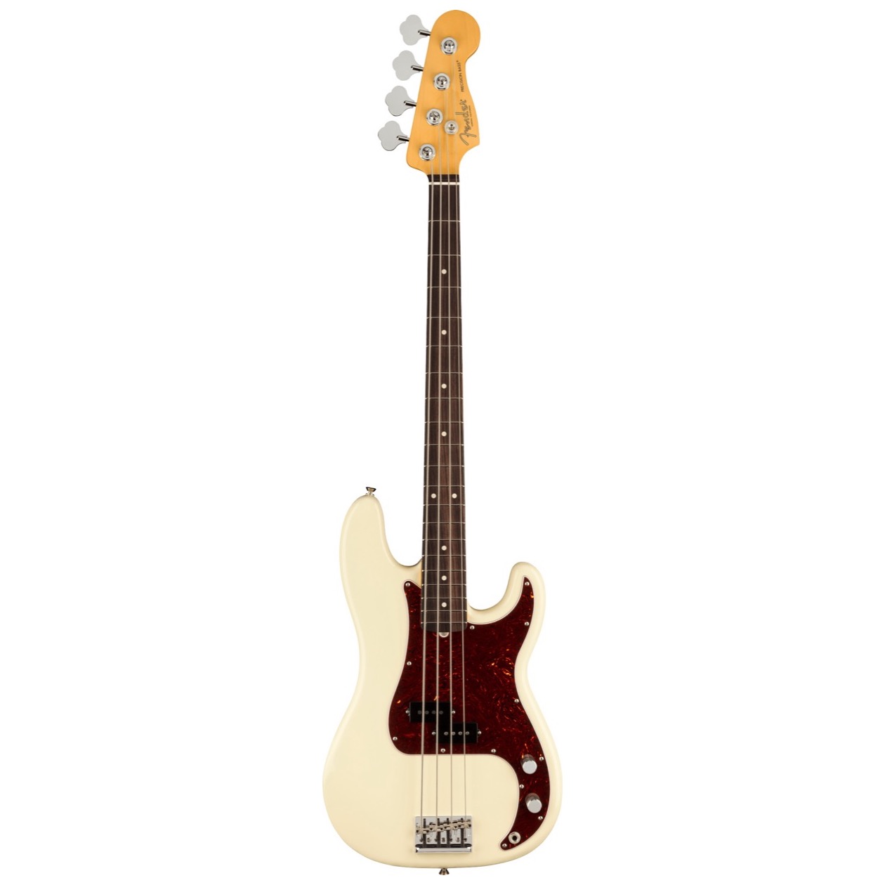 Fender American Professional II Precision Bass, Rosewood Fingerboard, Olympic White inclusief Deluxe Molded Case
